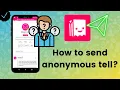 How to send an anonymous tell on Tellonym
