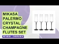Mikasa Palermo Crystal Champagne Flutes Review - Stylish Lead-Free