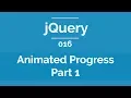 Arabic jQuery Practical Course - Animated Progress Bar Part 1