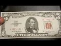 RED SEAL 1963 5 Bill in Great Condition from My Collection