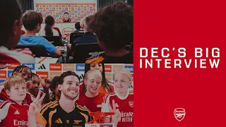 Would Declan dye his hair red? 😂 Rice answers questions from Arsenal in the Community