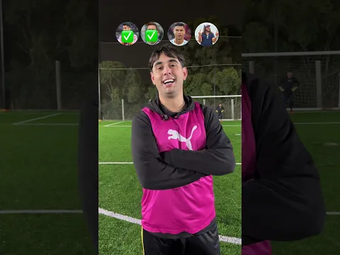 El reto de imitar a los cracks del fútbol #football #challenge