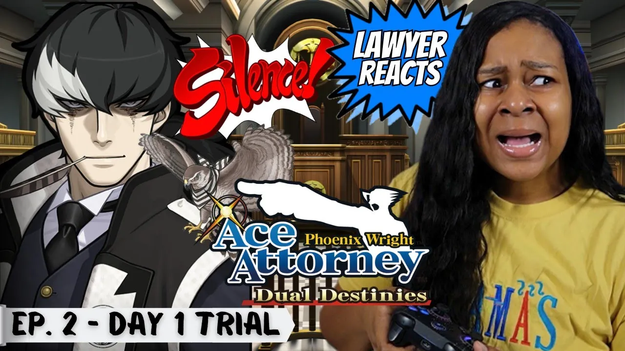 The Monstrous Turnabout Ep 2 Day 1 Trial - Ace Attorney: Dual Destinies | Real Lawyer Reacts