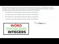 Integer Word Problems - Altitude