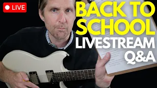 Back to School Livestream!