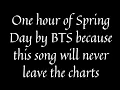 Download Lagu 1 Hour of BTS - Spring Day (Black Screen)