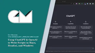 Using ChatGPT OpenAI to Write Scripts In Maya Houdini and Windows