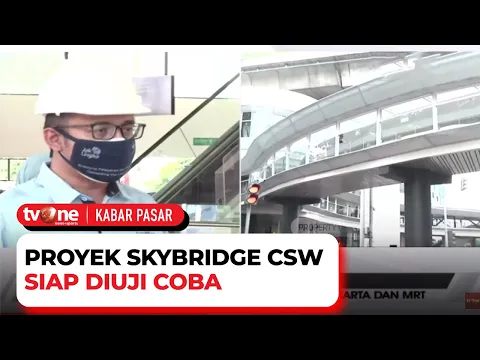 Proyek Skybridge Transjakarta dan MRT Siap Diuji Coba