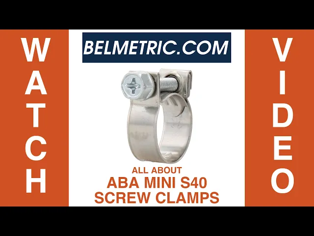All About ABA Mini S40 Screw Clamps