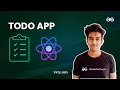React Native Create a Todo List app Viraj Jain