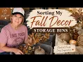 PREPARING FOR FALL SORTING ORGANIZING MY FALL DECOR ROBIN LANE LOWE