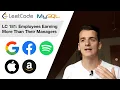LeetCode 181 Employees Earning More Than Their Managers SQL