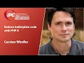 Reduce boilerplate code with PHP 8 Carsten Windler