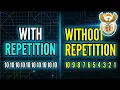GRADE 12 COUNTING PRINCIPLE 10-Digit Code Problem With vs Without Repetition