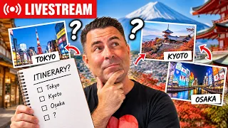 Are You Choosing the WRONG Japan Itinerary? | LIVESTREAM