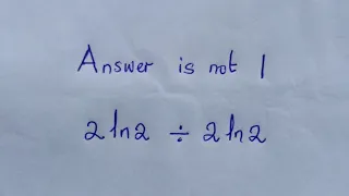 Isn T It A Surprise That 1 Isn T The Solution No Calculators Needed 