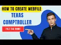 CREATE Your Texas SOS Comptroller Registration with EIN in MINUTES
