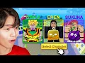 Blox Fruits but Anime Characters Decide my Powers