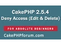 CakePHP 2 5 4 Basics Tutorial for Beginners - Blog Application