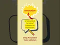 What is Annotation How Annotate a document in Windows or Online