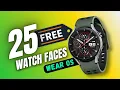 Top 25 FREE Watch Faces For Galaxy Watch 7 6 5 4 - Wear OS