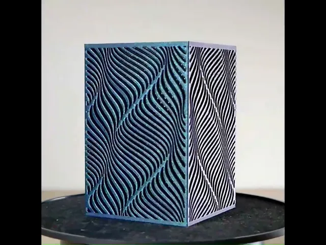 Wavy Pencil Pot - two sizes video thumbnail