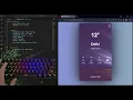 ASMR Programming - Coding Weather App UI