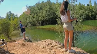 Benzo apprend la Pêche à ses Potos, si vous voulez apprendre la Pêche aux Leurres en UL, c'est ici 🎣