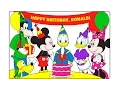 Mickey Mouse Clubhouse Happy Birt ay Donald Learn Colors with Coloring Pages For Kids