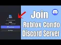 How to Join Discord Server Roblox Condo