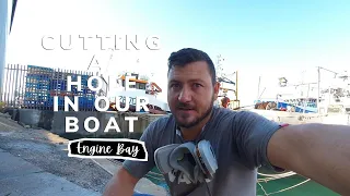 Cutting a HUGE hole in your BOAT | YACHT REBUILD WEEK 91