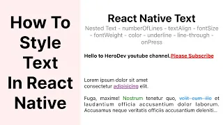 React Native Text And Styling It The Beginner s Guide to React Native Text
