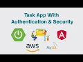 Tasks Manager App Spring Boot Angular JWT Auth Security MySQL AWS EC2 Deployment