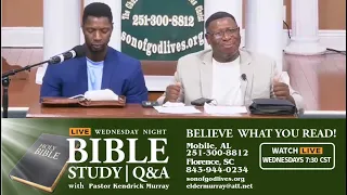 Wednesday Night Bible Study Mobile AL August 19 2026