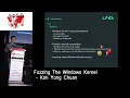 Fuzzing The Windows Kernel Koh Yong Chuan