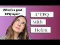 Download Lagu What’s a good EPQ topic?