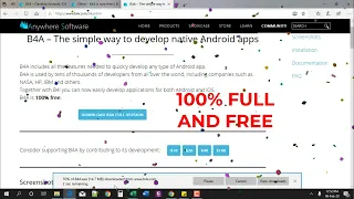B4A IDE for Android development is now Full free and opensource Download Now