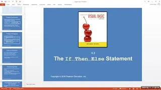 COSCI 103 Lectures Visual Basic Chapter 4 Part 2