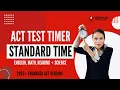 Full-Length ACT Timer Enhanced 2025 Edition Real-Time Proctor for Mock ACT Practice