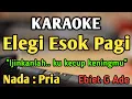 Lagu ELEGI ESOK PAGI - KARAOKE || NADA PRIA COWOK || Pop Nostalgia || Ebiet G Ade