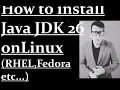 How to install JDK 26 on Linux
