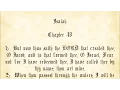 Isaiah Chapter 43 - King James Authorized Version with text