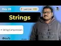 String Compression Leetcode 443 Brute Force Optimal solution in Telugu srkcodes