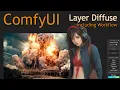 ComfyUI Layer Diffuse transparent image workflow