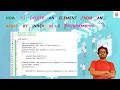 How to delete an element from an array by index in C programming