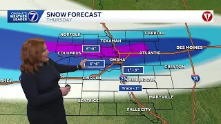 Severe weather day Thursday winter storm warning for Omaha area