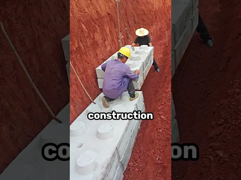 Why Build Retaining Walls With Giant Concrete LEGO Blocks?