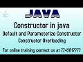 constructor in java in hindi