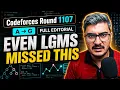 Even LGMs Missed This Codeforces Round 1107 Editorial ABCDEFG