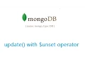 Update with UNSET Operator MongoDB